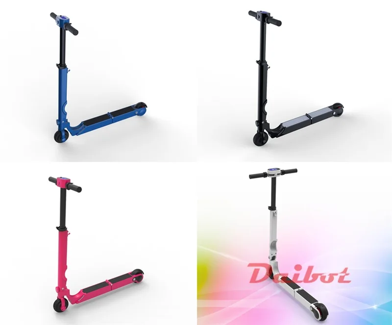  Daibot Mini Electric Scooter 2 Wheels Electric Scooters 5 Inch 24V Portable Foldable Pink/Blue/Blac