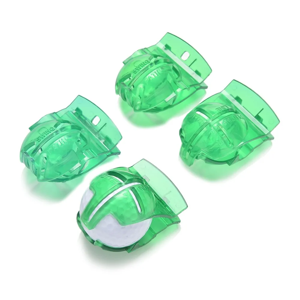 Горячая 1 шт. Гольф мяч лайнер линия маркер шаблон рисовать темплет ...