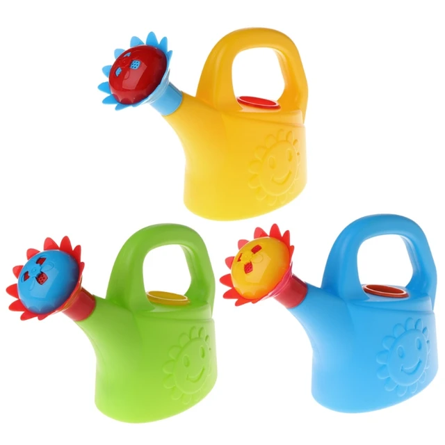 1Pc Cute Cartoon Home Garden Watering Can Spray Bottle Sprinkler Kids Children Beach Bath Toy Gift For Boys And Girls-m15