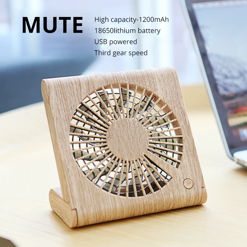 

Creative Fan Mini USB For Office Home Portable PC Fan Electric Computer Laptop Fan With Double Side Fan Blades With Battery