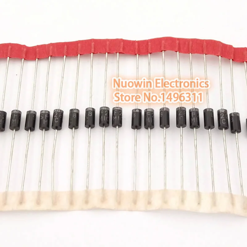 

100pcs Rectifier Diode 2A 600V DO-15 SF28