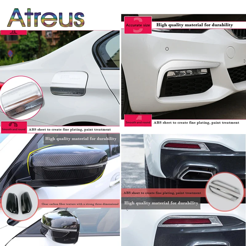 Крышка топливного бака Atreus ABS для BMW G30 5 Series 2018 зеркало заднего вида наклейки на