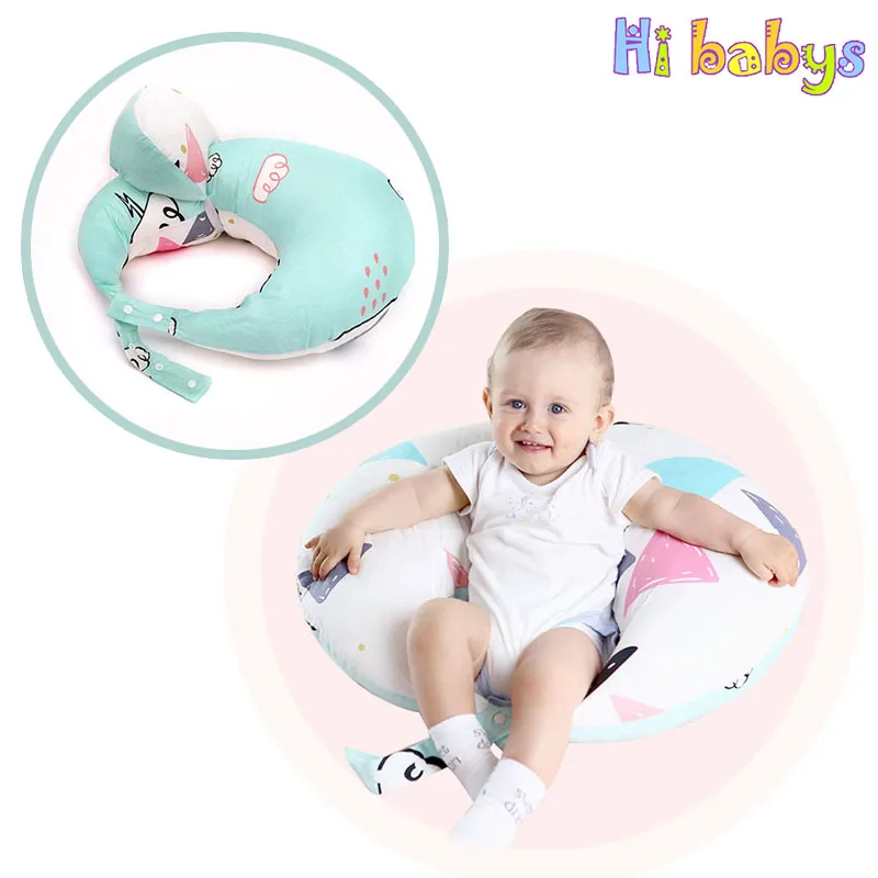 

Baby Breastfeeding Pillow Nursing Head Protection Newborn Anti-choke Feeding Pillow Sit Training Pillow Mom Waist Cushion Cradle