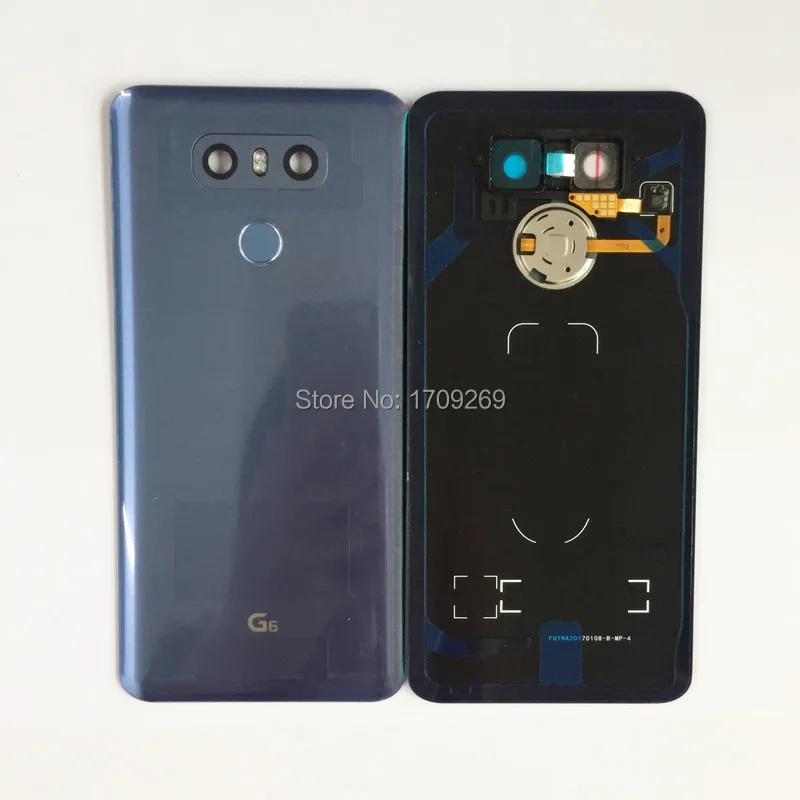 Запасная часть для LG G6 Задняя крышка объектива камеры задняя стекла батареи