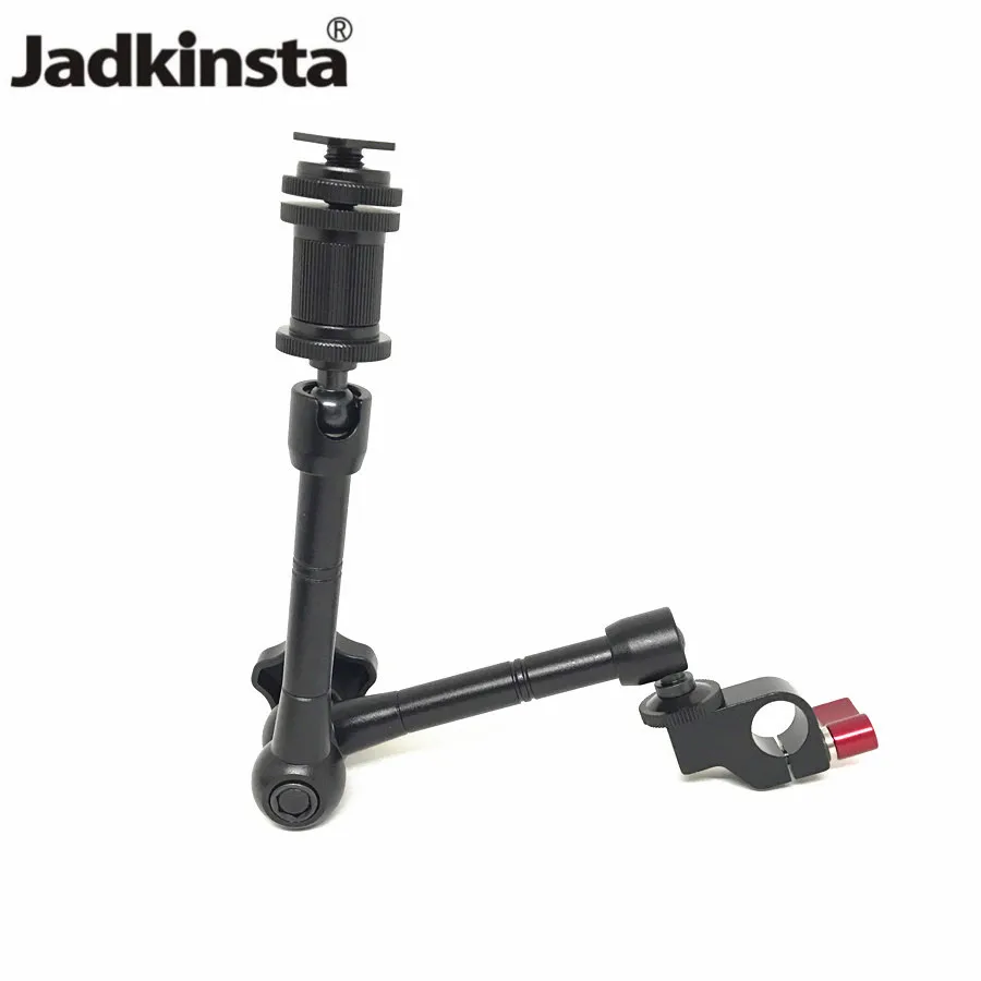 

11 inch Friction Magic Arm and 15mm Rod Clamp Mount for Connecting Camera and Monitor LED Light Flash Microphone Camera Cage Rig