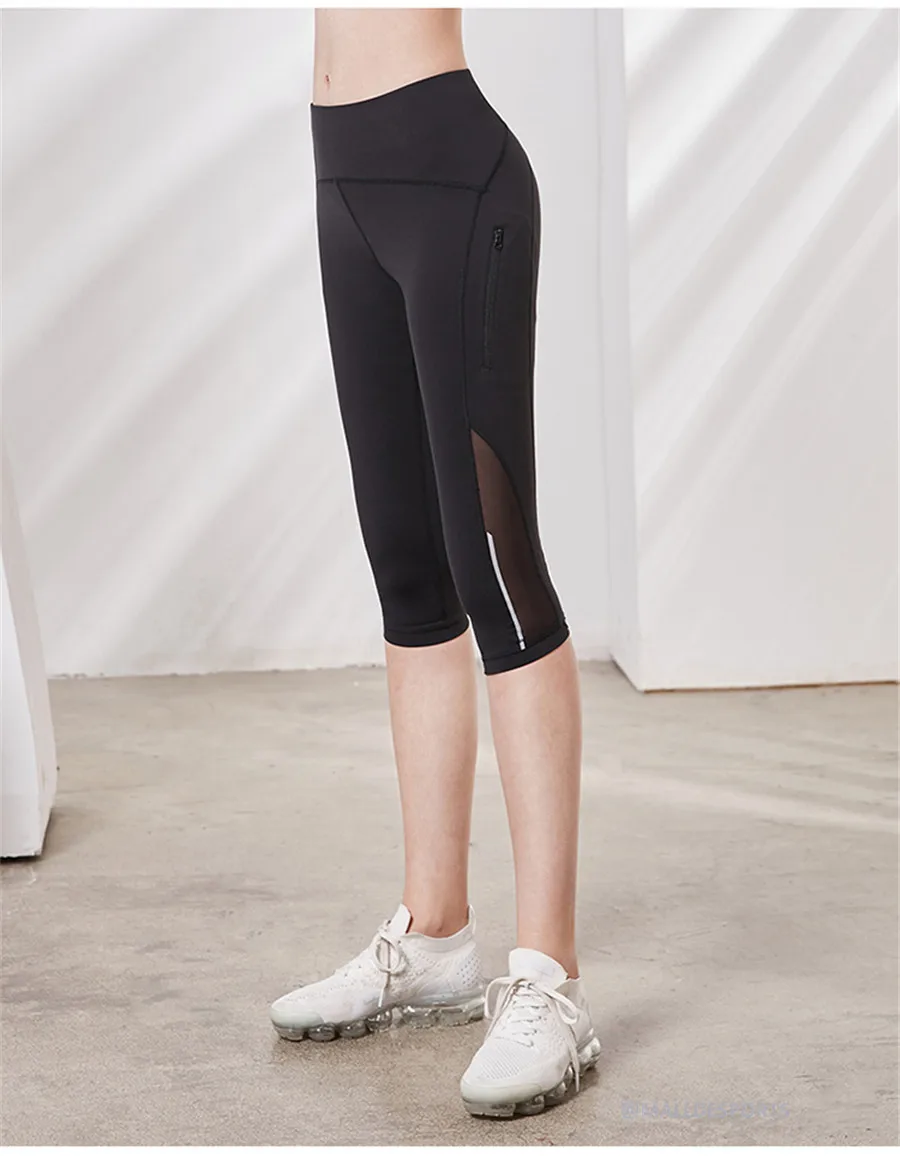 Cima Correndo Justas Reflective Leggings de Fitness