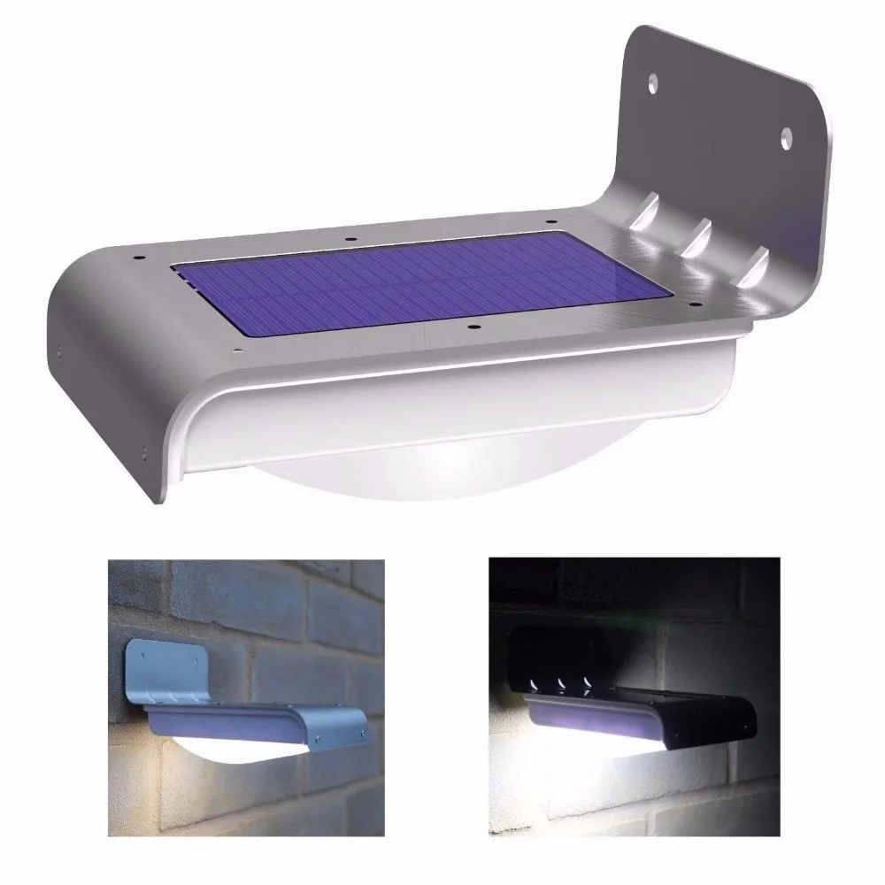 Sensor de Movimento Parede ao ar Livre à Prova Água de Poupança Energia Solar Pir Luz Drv Rua Quintal Caminho Casa Lâmpada Jardim rv 4 Pçs 3528 16 Led 2 ar livre à prova drv água de