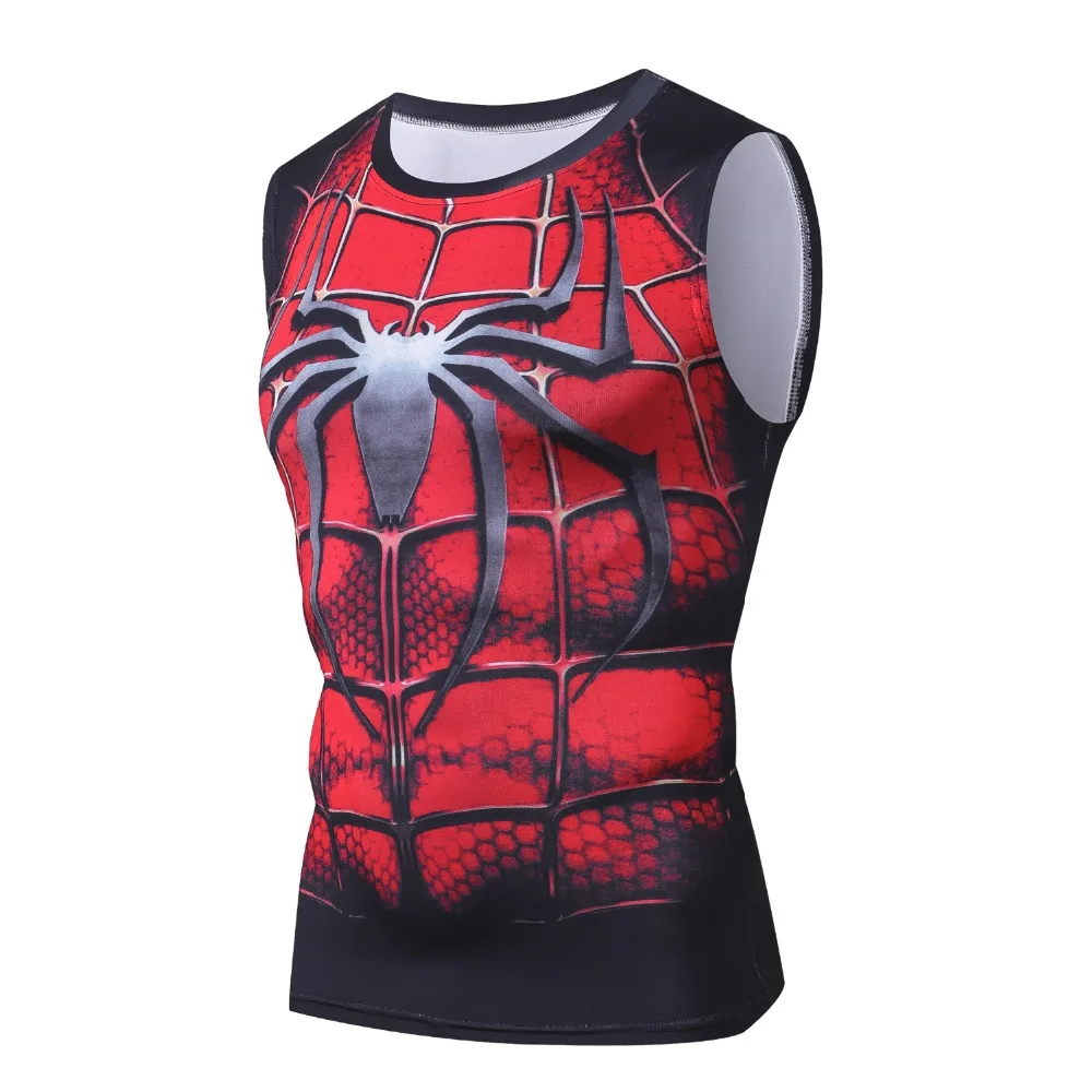 Мстители 3 Железный Человек-паук бодибилдинг одежда для фитнеса майка мужская Горилла одежда жилет майка мускулаторные майки