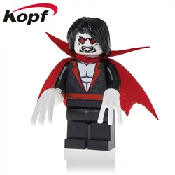 50 шт. XH 971 Супер Герои куклы Действие Marvel рисунок Morbius живой вампир Человек-паук Строительные блоки детские игрушки подарок