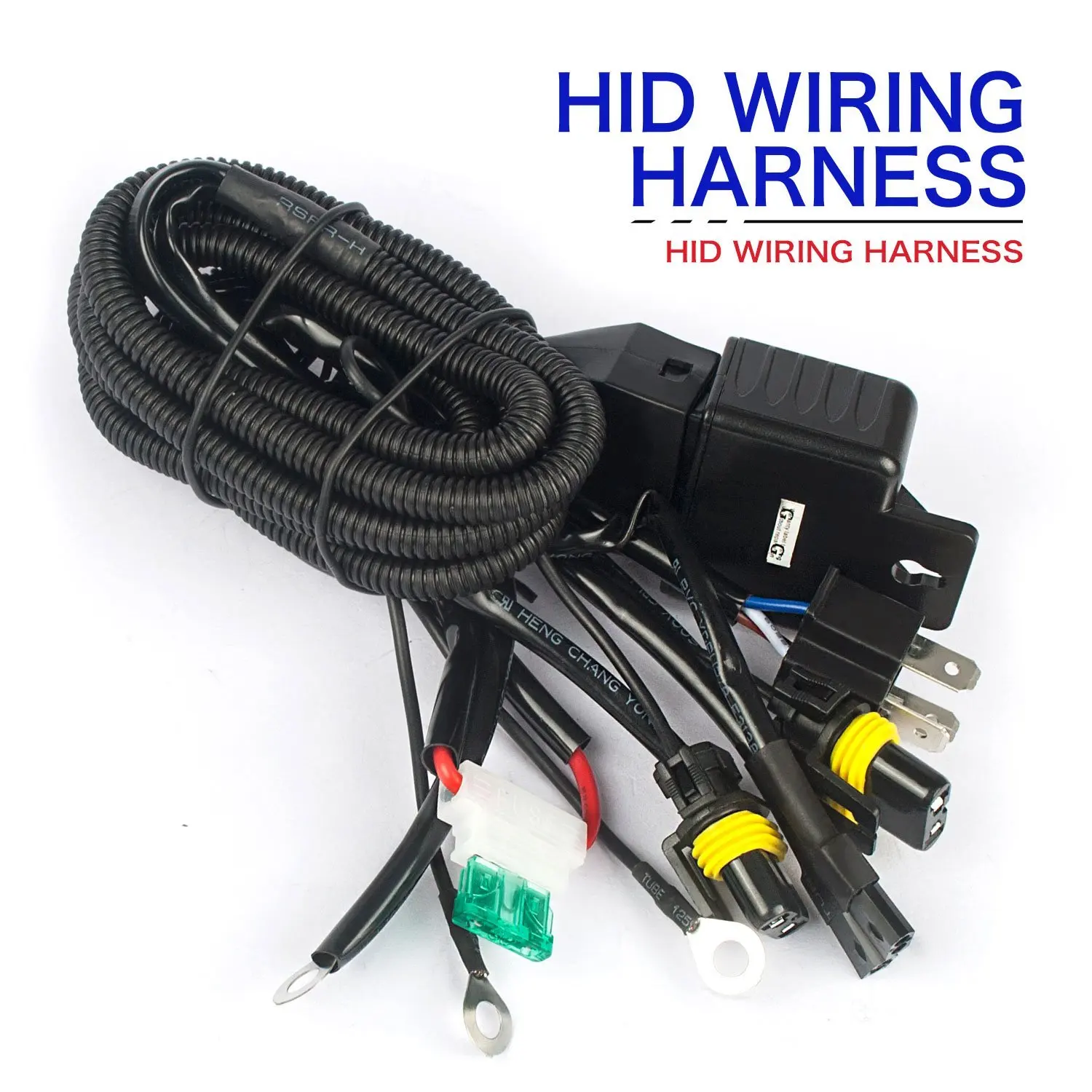 

12V 35W 55W HID Bi xenon H4 Wire Harness Controller for Car Headlight Retrofit connect hid bixenon projector lens
