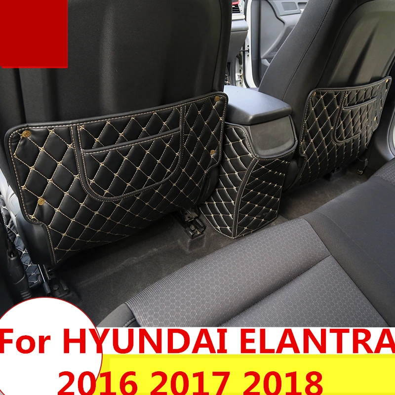 Для hyundai Elantra 2016 2017 2018 защита для сидений на заднем сиденье заднего сиденья от