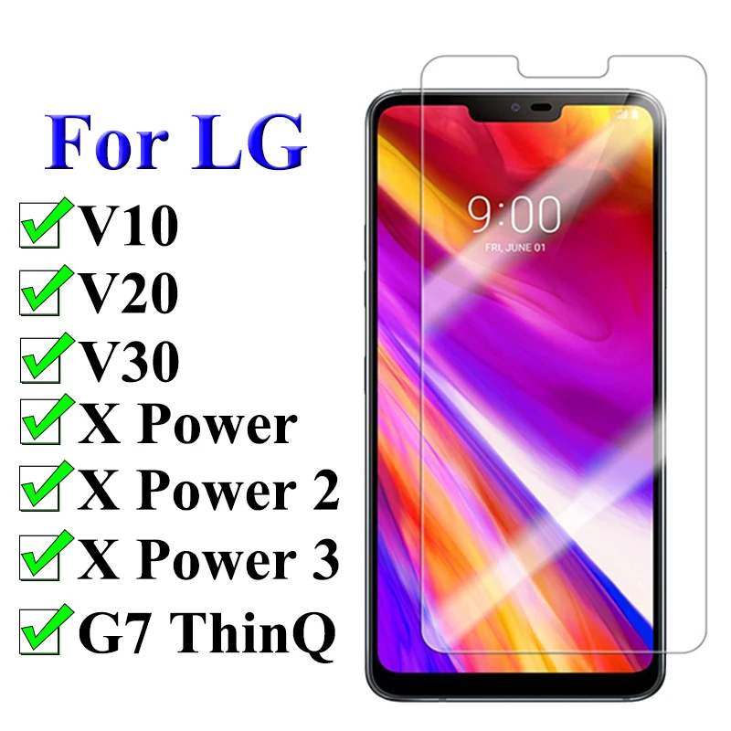 Защитное стекло для Lg V30 закаленное X Power Xpower V10 V20 2 3 G7 Thinq V 10 20 30 Защитная пленка