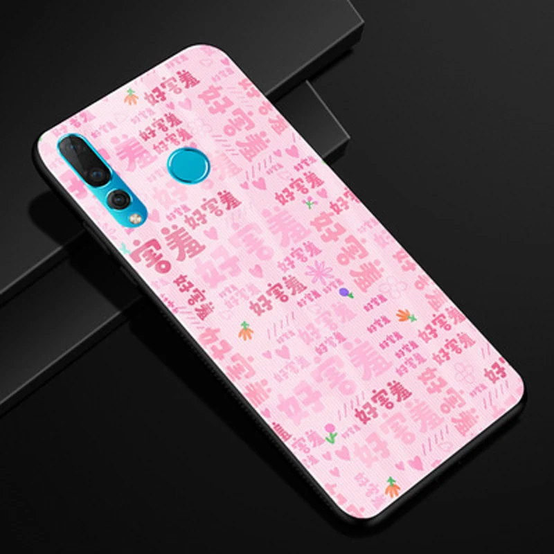 Чехол для телефона с закаленным стеклом huawei Nova 4 принципиально Роскошный чехол