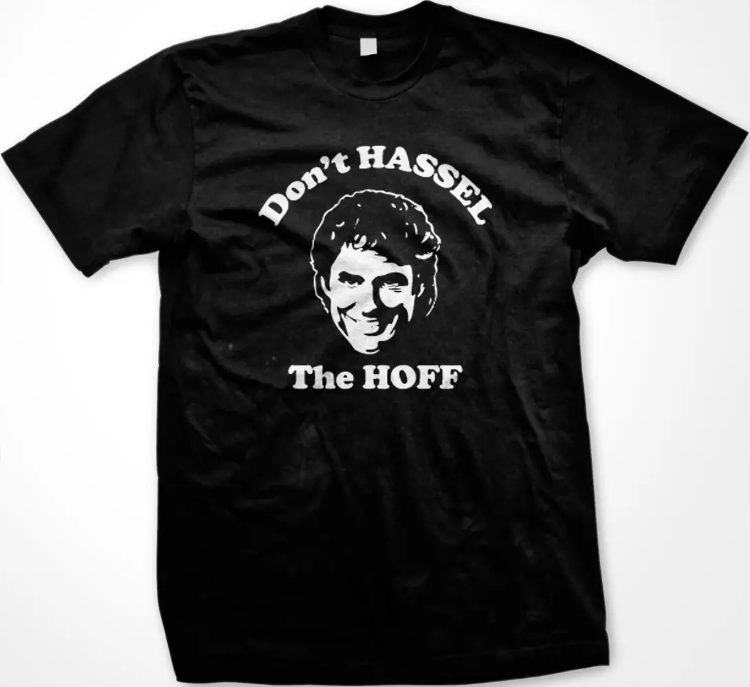 Распродажа не хлопот Hassel The Hoff tv Show Singer Майкл рыцарь забавная футболка Летняя