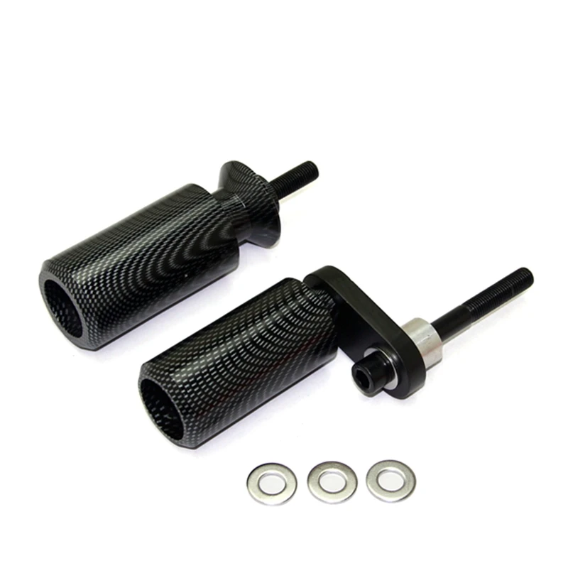 

Motorcycle Carbon Delrin NO CUT Fairing Frame Slider Falling Protective Pads For YAMAHA YZF-R6 YZF R6 2006-2007