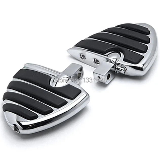 

Chrome Wing Foot Pegs Rests For Suzuki Volusia 800 2001-2004 (Rear)