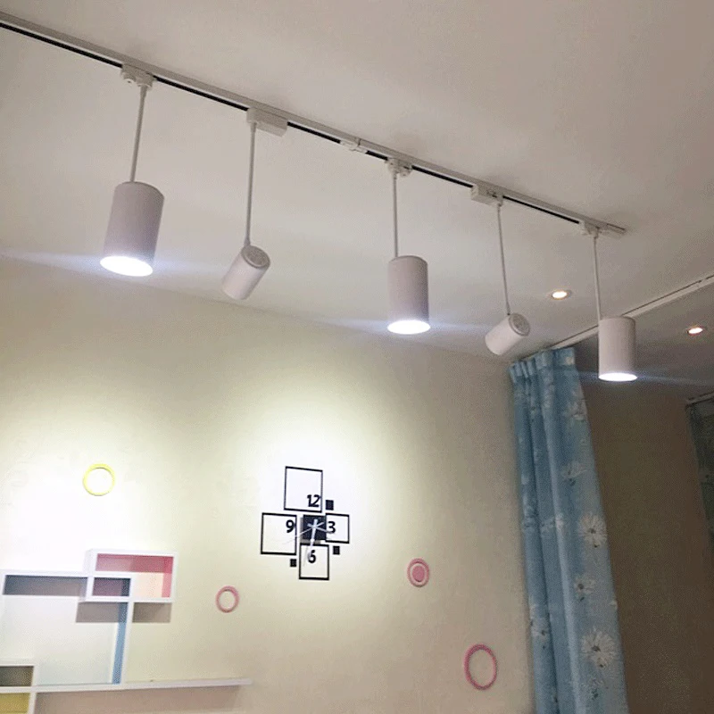 Ceny Oprawa sufitowa LED oświetlenie punktowe 20 100 cm długi pręt dostępne 3 W 7 W 12 W 18 W LED lampy sufitowe do sklepu wystawa pokój u nas państwo lampy