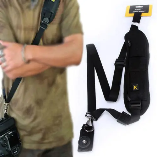 

Single shoulder strap belt fast fast K letter/photo manual fast shooting decompression shoulder strap DSLR digital SLR camera