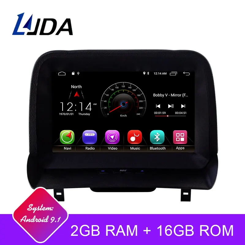 

LJDA Android 9.1 Car DVD Player For FORD TOURNEO 2013-2016 GPS Navigation 2 Din Car Radio Multimedia WIFI Stereo IPS Headunit