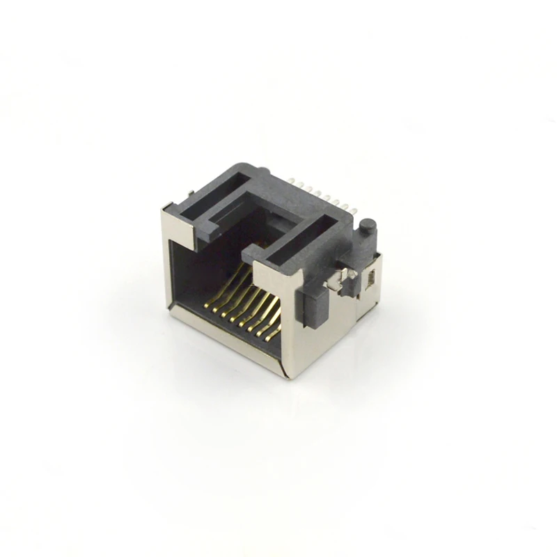 

10pcs RJ45 Connector 8P8C Network Socket Shen Board SMT 8P8C Patch Communication Network Port For Notebook Computer