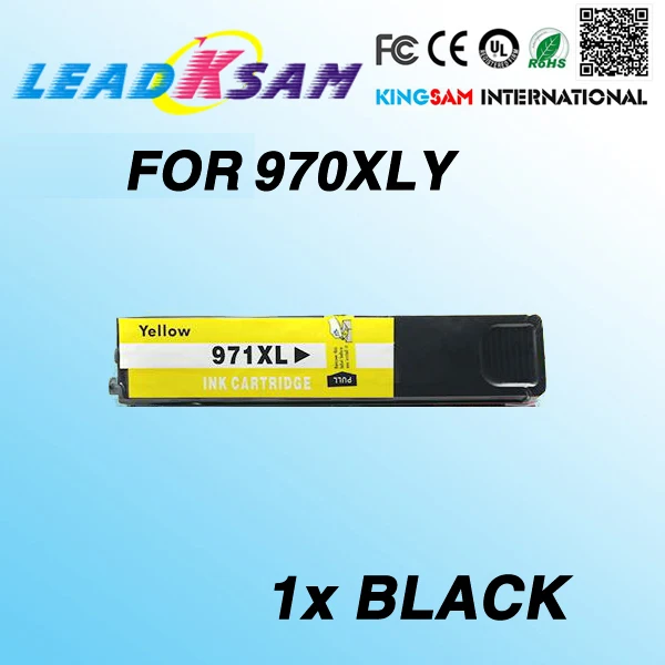 1 картридж с желтыми чернилами совместимый hp971 971XL X451dn X551dw X476dn X576dw | Компьютеры и