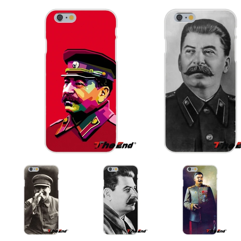 

For iPhone X 4 4S 5 5S 5C SE 6 6S 7 8 Plus Galaxy Grand Core Prime Alpha Vintage Russian Stalin Ussr Slim Back Silicone Case