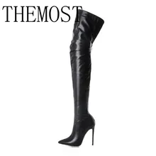 ARQA/ г.; пикантные Модные женские ботфорты в европейском стиле на высоком каблуке 12 см; обувь