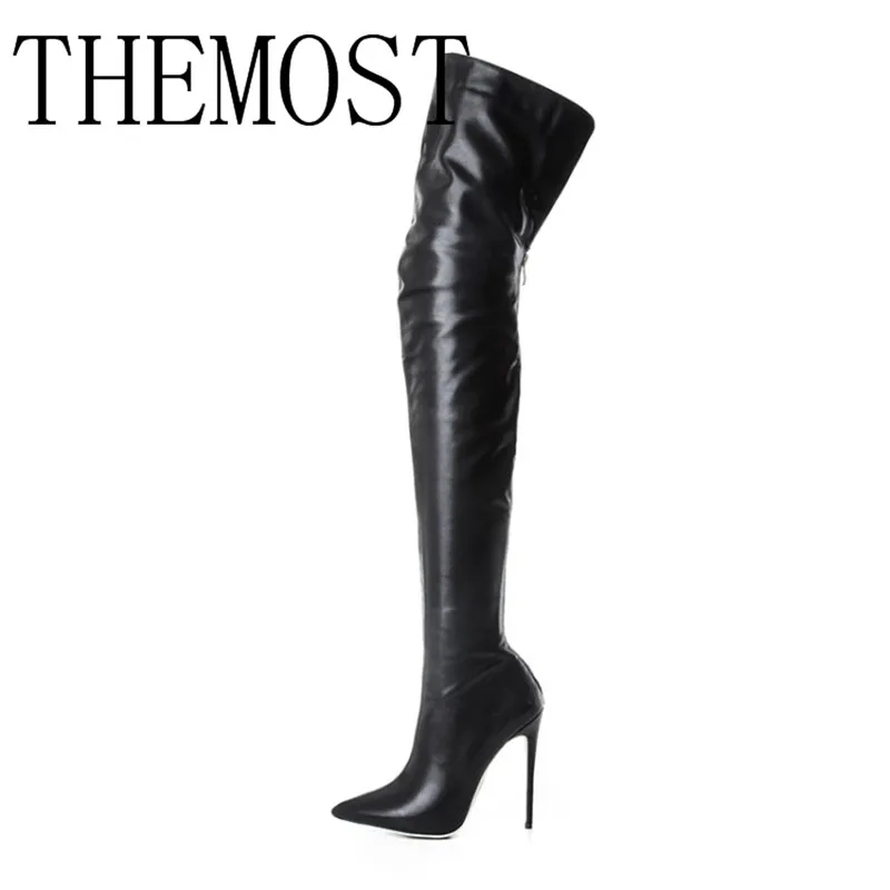 

ARQA 2019 European lady sexy fashion with high Hentian high 12CM long thigh boots shoes boots