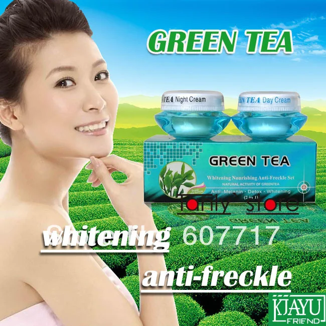 Buy Green tea whitening Nourishing anti freckle set