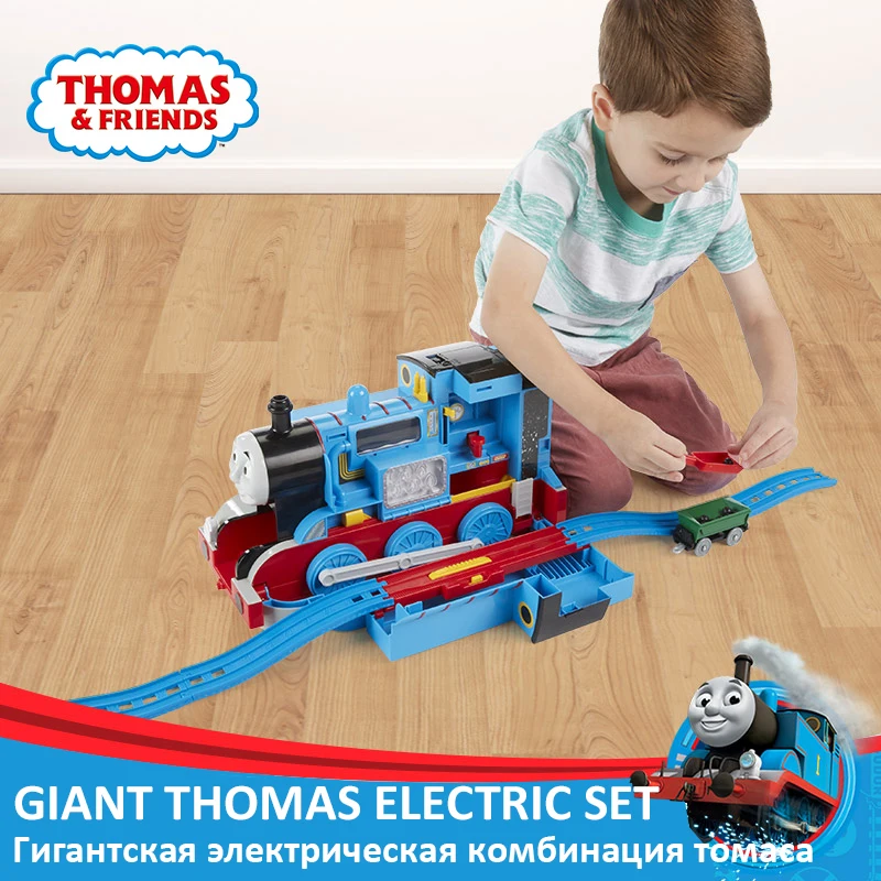 

Original Thomas And Friends Large Multi-purpose Station Track Set Electric Locomotive Boy Toy Gift Toys For Children FVC06