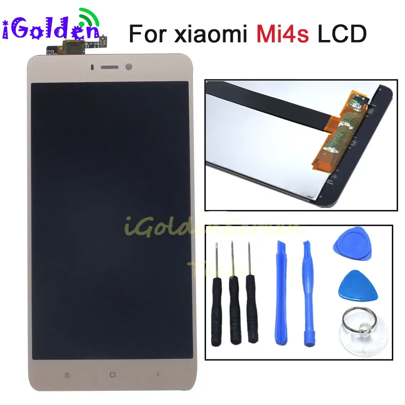 LCD Screen for Xiaomi Mi 4S Replacement Display+Touch Mi4S 5.0inch Smartphone free shipping | Мобильные телефоны и