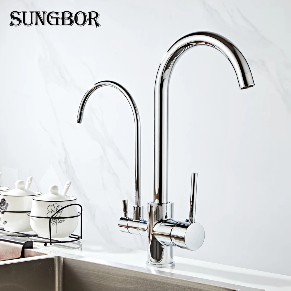 Waterfilter Taps Kitchen Faucets Mixer Drinking Water Filter Multi-color Kitchen Faucet Sink Tap Water Tap Black White CF-0176H