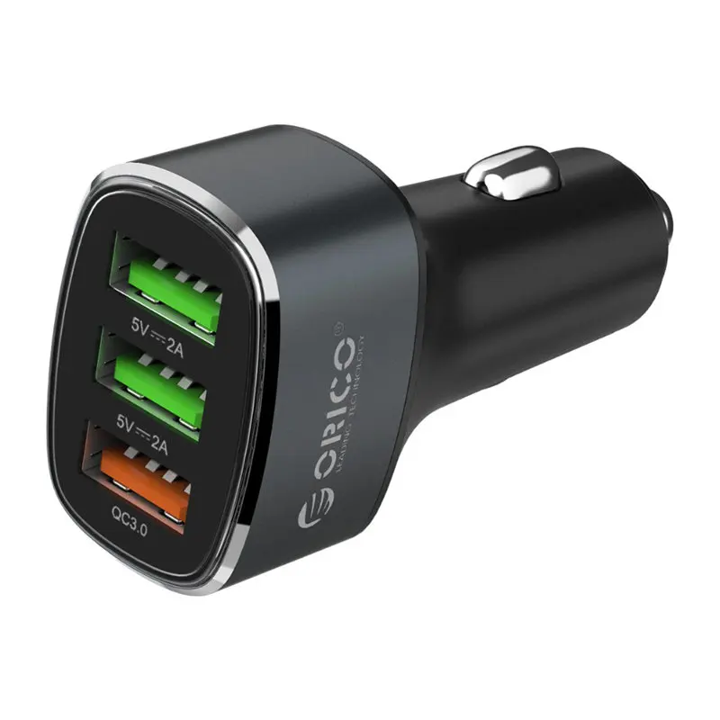 

Orico Portable 3 Usb Ports Car Phone Charger Usb Cigarette Lighter Splitter Fast Charging Device For Iphone Samsung Xiaomi