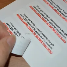 Клейкая этикетка, 1С печать