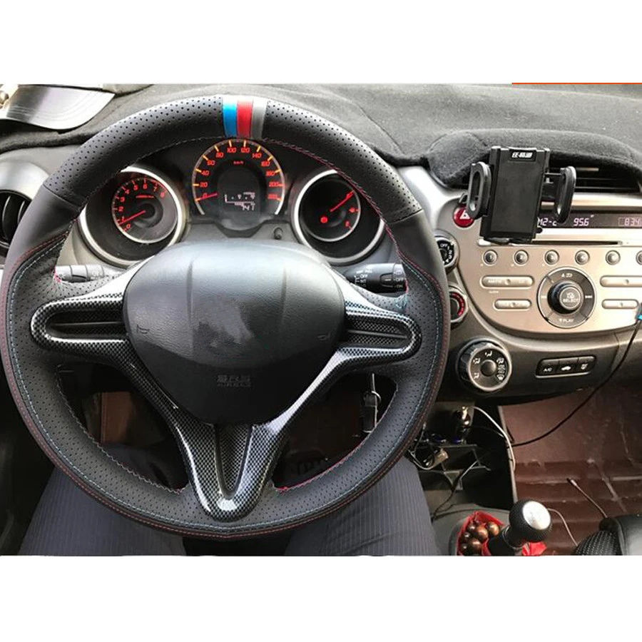 Car Interior Steering Wheel Button Trim 