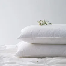 Спальня постельные принадлежности подушки белый шею подушку микрофибры core домашний текстиль подушку подголовника One Piece