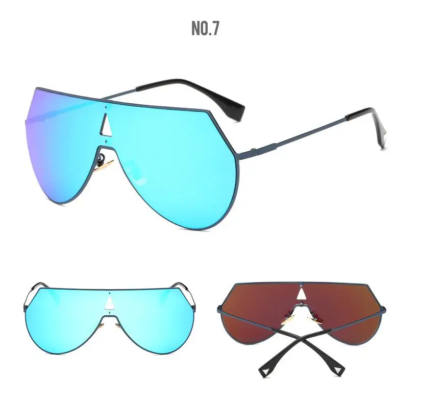 Новинка, модные солнцезащитные очки, роскошные брендовые дизайнерские женские зеркальные солнцезащитные очки, винтажные мужские и женские очки UV400