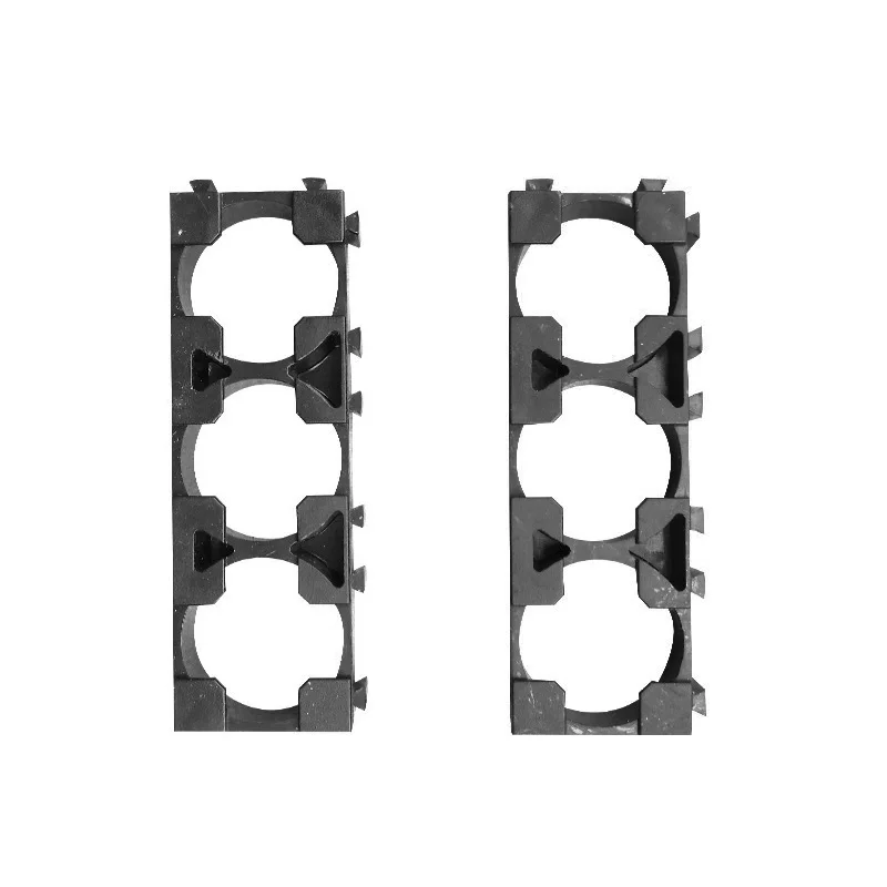 

50 Pcs 1x3 Cell Spacer 18650 Li-ion Battery Holder Plastic Radiating Shell Rack Cylindrical Batteries Bracket Fixture MDJ998