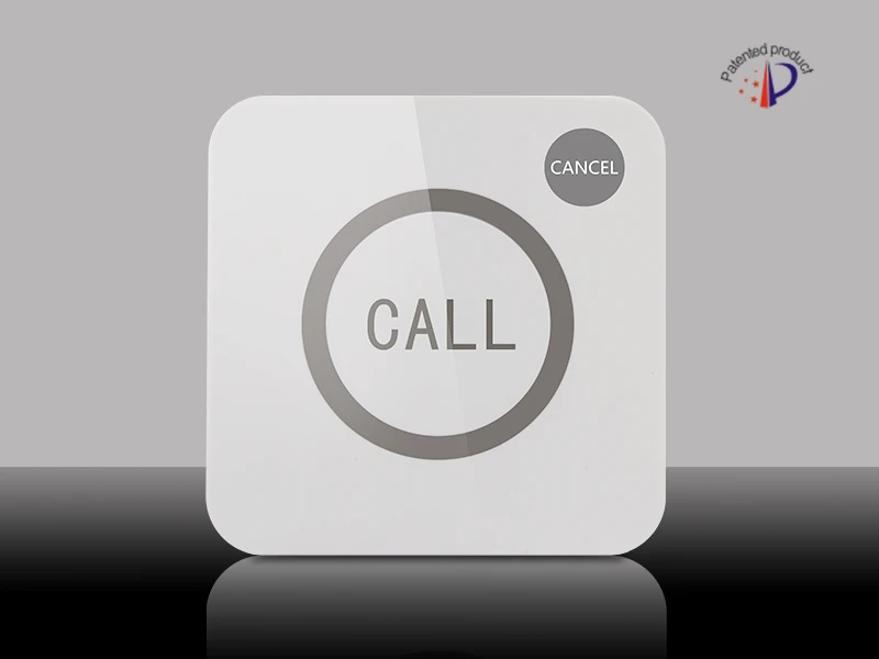 

Super Big Touchable call button, professional waterproof treatment, wireless service call system transmitter, fashion, simple