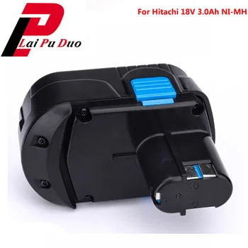 

18V NI-MH 3000mAh Rechargeable Battery for Hitachi Power Tool Screwdriver Drill: EB1830H EB1833X EB18B 322437 EB1820 EB1812