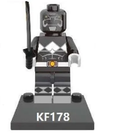 

Single Sale Super Heroes Gray Power Glam Metal Batman Christopher Eccleston Assemble Building Blocks Children Gift Toys KF178