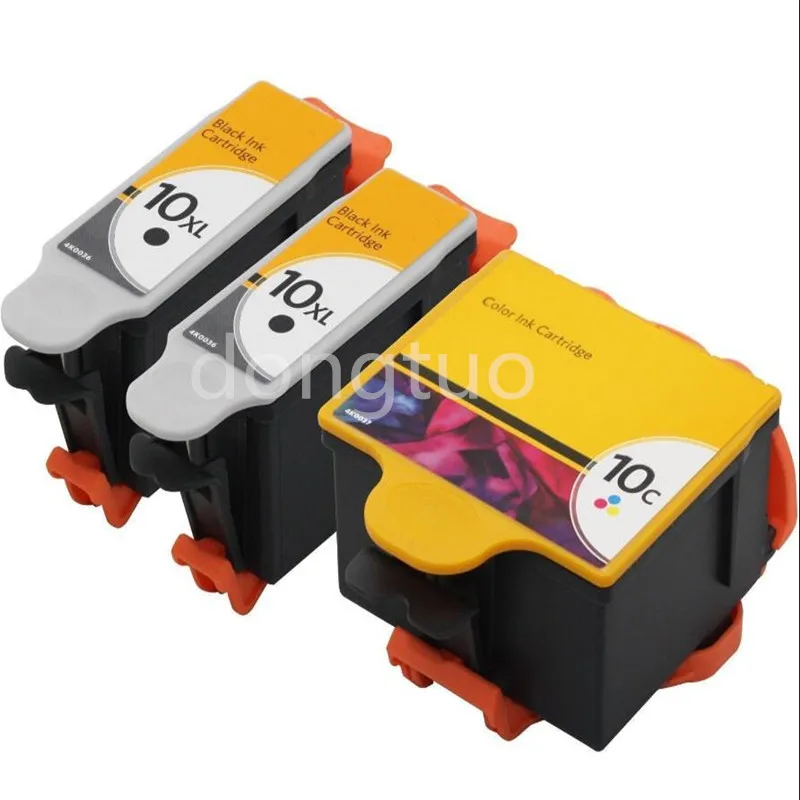 

3 Compatible Kodak 10 Ink Cartridge for ESP 5 / 5230 / 7250 / 3250 / 5220 / 7 / 9250 Printer