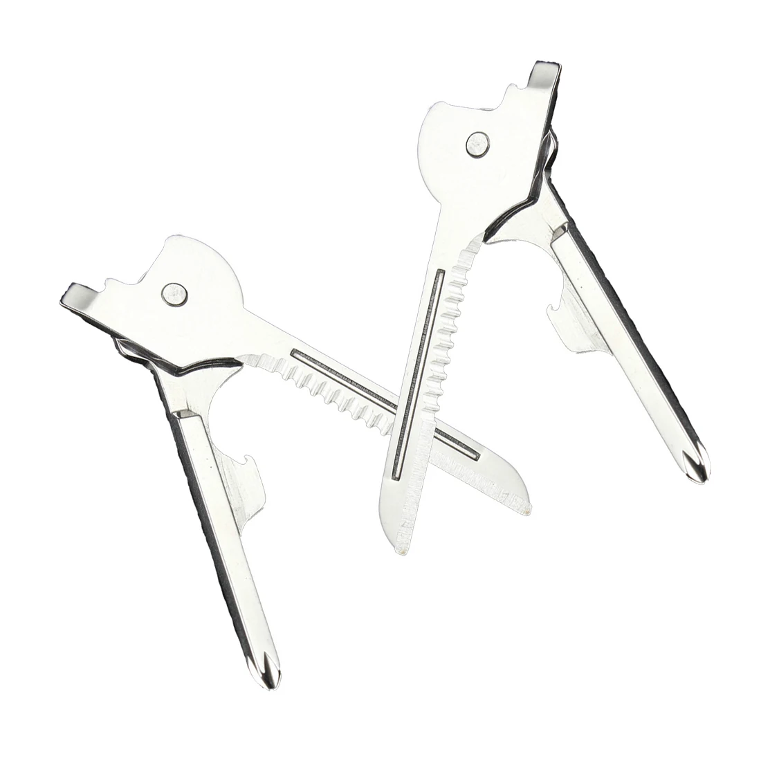 Мини брелок Utili Key 6 в 1 Мультитул для кемпинга выживания спасения карманные