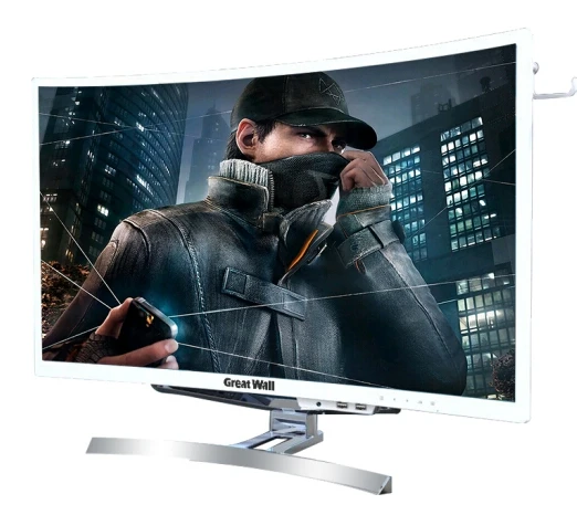 

23.5 27 32 inch all in one curved lcd hd screen display panel computer desktop pc with i5-7400/8G/120G/GT1050/4G