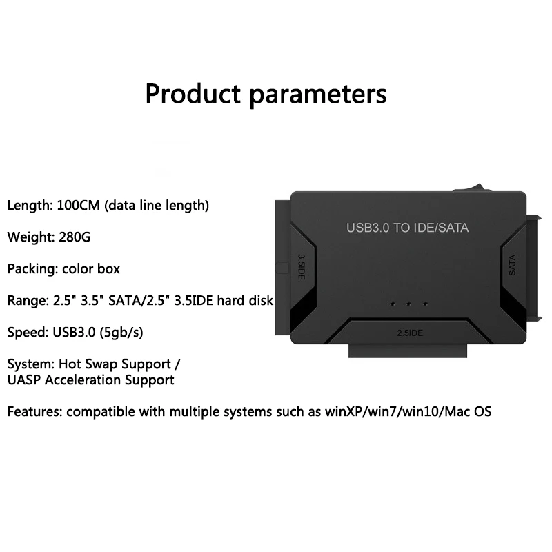 USB3.0 to SATA / IDE External Hard Disk Drives Converter SATA Combo USB IDE SATA Adapter for 2.5/3.5 inch Optical Drive HDD SSD