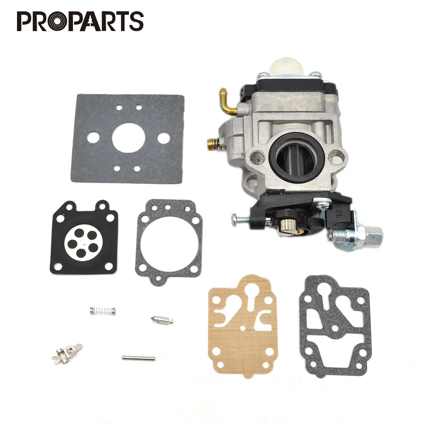 Кусторез Карбюратор Carb Ремонтный комплект для CG430 CG520 триммер запасные части 1E40-5, 1E44F-5 43CC 52CC