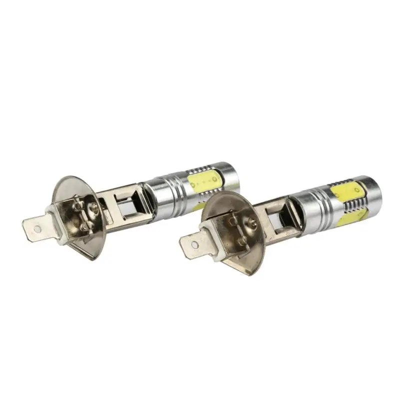 

CARPRIE 2pcs H1 7.5W High Power COB Car White LED Fog Light Head Lamp Bulb 6000K DC 12V Mar24 Drop Ship