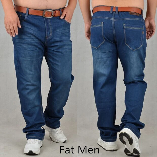 straight leg jeans for big guys