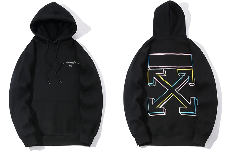 

off white harajuku hoodie men stranger things hip hop