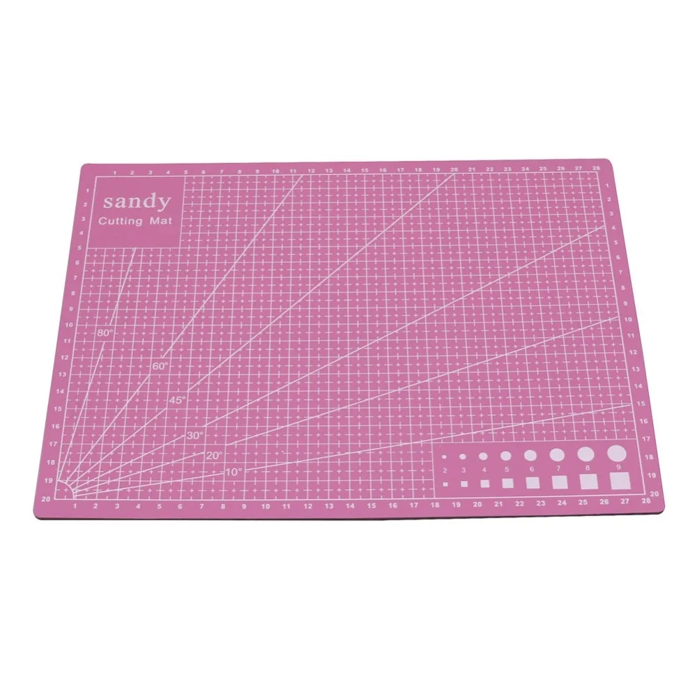 Хорошее качество 1 шт. коврик для резки 30*22*0,3 см розовый внешний швейные инструменты аксессуар